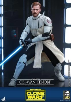 *PRE-ORDER Obi-Wan Kenobi (Clone Wars) - Star Wars: The Clone Wars Hot Toys Collectibles 1/6 Scale Action Figure -Child Toy Store obi wan kenobi star wars gallery 63b859335472a