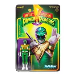 SUPER7 Power Rangers ReAction Action Figure - Green Ranger