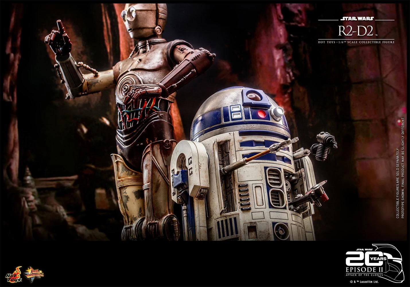 *PRE-ORDER R2-D2 - Star Wars Attack Of The Clones 20th Anniversary Sideshow Hot Toys 1/6 Scale Action Figure 9 *PRE-ORDER R2-D2 - Star Wars Attack Of The Clones 20th Anniversary Sideshow Hot Toys 1/6 Scale Action Figure - Image 9