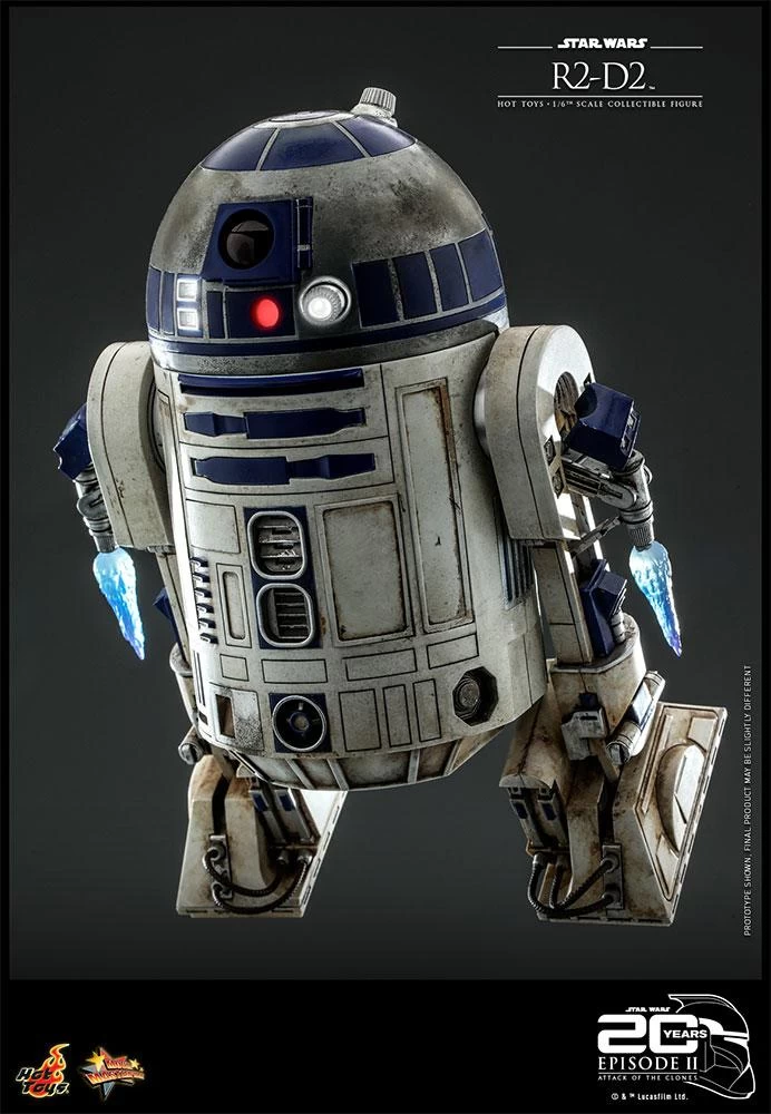 *PRE-ORDER R2-D2 - Star Wars Attack Of The Clones 20th Anniversary Sideshow Hot Toys 1/6 Scale Action Figure 5 *PRE-ORDER R2-D2 - Star Wars Attack Of The Clones 20th Anniversary Sideshow Hot Toys 1/6 Scale Action Figure - Image 5