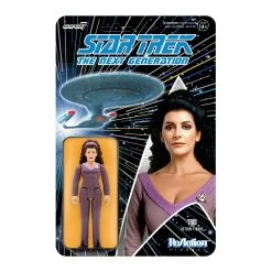 SUPER7 Star Trek: The Next Generation ReAction Action Figure Wave 2 - Counsellor Troi