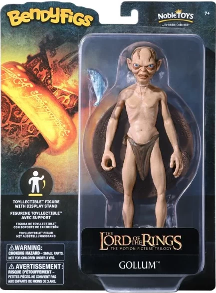 Noble Collection Lord Of The Rings Bendyfigs Action Figure - Gollum 1 Noble Collection Lord Of The Rings Bendyfigs Action Figure - Gollum