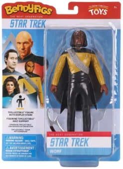 Noble Collection Star Trek: The Next Generation Bendyfigs Action Figure - Worf