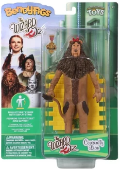 Noble Collection The Wizard Of Oz Bendyfigs Action Figure - Cowardly Lion