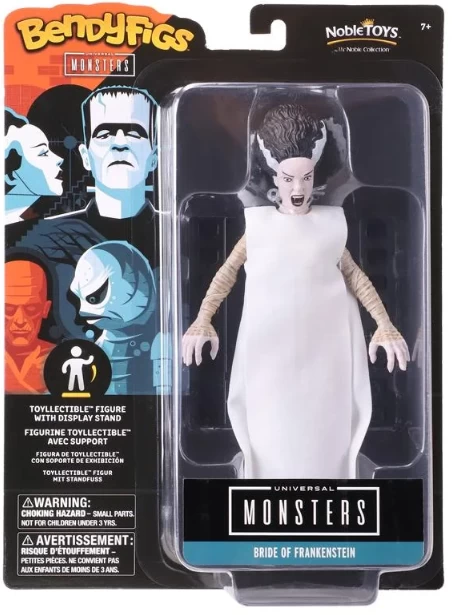 Noble Collection Universal Monsters Bendyfigs Action - Bride Of Frankenstein 1 Noble Collection Universal Monsters Bendyfigs Action - Bride Of Frankenstein