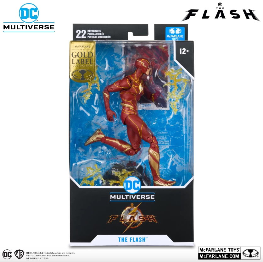 McFarlane DC The Flash Movie 7 Inch Action Figure - The Flash (Speed Force Variant) (Gold Label) 1 McFarlane DC The Flash Movie 7 Inch Action Figure - The Flash (Speed Force Variant) (Gold Label)