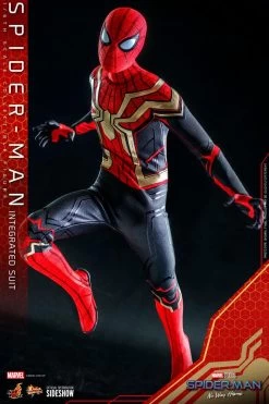 Spider-Man Intergrated Suit - Spider-Man Far From Home - Marvel Hot Toys Collectibles 1/6 Scale Action Figure -Child Toy Store spider man integrated suit marvel gallery 619542c96a1b1