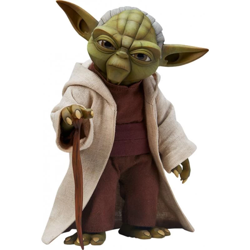 Yoda (Clone Wars) - Star Wars Sideshow Collectibles 1/6 Scale Action Figure 1 Yoda (Clone Wars) - Star Wars Sideshow Collectibles 1/6 Scale Action Figure