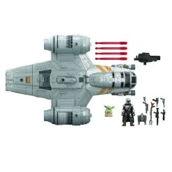 Hasbro Star Wars Mission Fleet Deluxe Action Figure - Razor Crest With The Mandalorian & The Child -Child Toy Store stuff