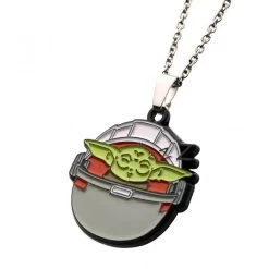 Star Wars The Mandalorian THE CHILD SLEEPING PENDANT NECKLACE -Child Toy Store swman2yodapnk04 1 800x800 1