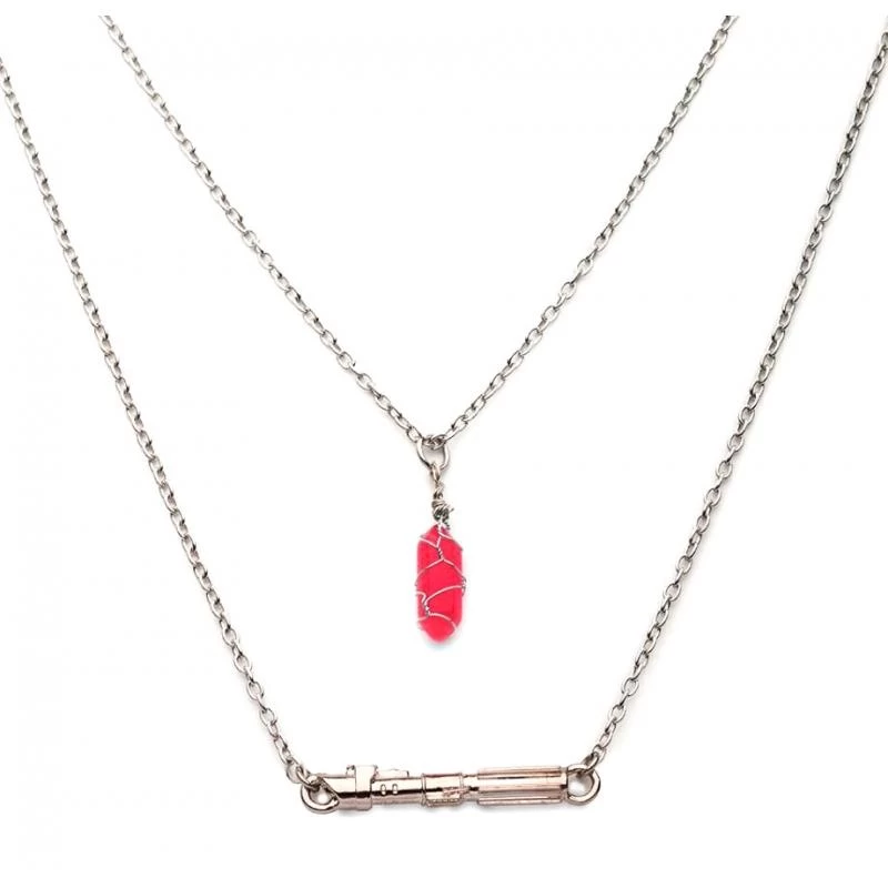 STAR WARS Kenobi - Darth Vader Lightsaber Hilt Pendant Necklace Twin Set 3 STAR WARS Kenobi - Darth Vader Lightsaber Hilt Pendant Necklace Twin Set - Image 3