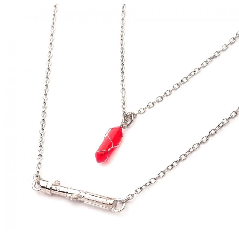 STAR WARS Kenobi - Darth Vader Lightsaber Hilt Pendant Necklace Twin Set 2 STAR WARS Kenobi - Darth Vader Lightsaber Hilt Pendant Necklace Twin Set - Image 2