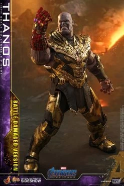 Thanos (Battle Damaged) - Marvel Avengers: Endgame Hot Toys Collectibles 1/6 Scale Action Figure
