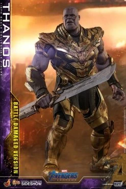 Thanos (Battle Damaged) - Marvel Avengers: Endgame Hot Toys Collectibles 1/6 Scale Action Figure -Child Toy Store thanos battle damaged version marvel gallery 5e3b142136800