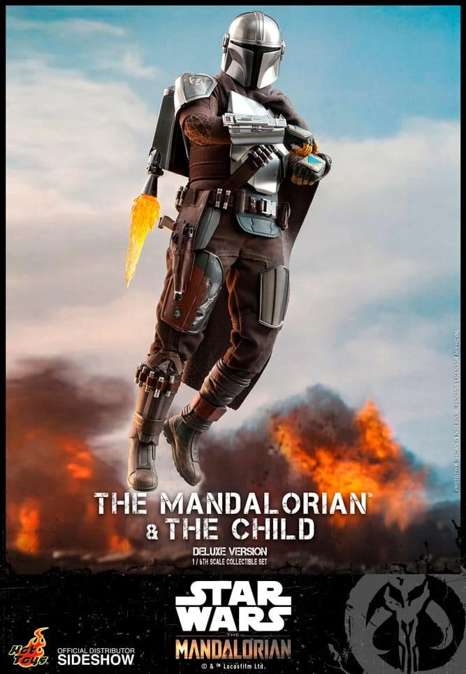 The Mandalorian And The Child (Deluxe) Figure Set- Star Wars Hot Toys Collectibles 1/6 Scale Action Figure 3 The Mandalorian And The Child (Deluxe) Figure Set- Star Wars Hot Toys Collectibles 1/6 Scale Action Figure - Image 3