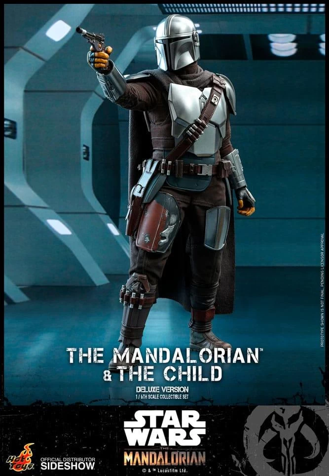 The Mandalorian And The Child (Deluxe) Figure Set- Star Wars Hot Toys Collectibles 1/6 Scale Action Figure 4 The Mandalorian And The Child (Deluxe) Figure Set- Star Wars Hot Toys Collectibles 1/6 Scale Action Figure - Image 4