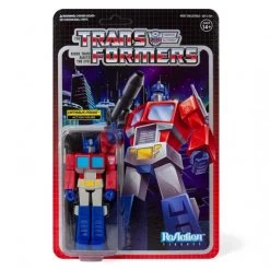 SUPER7 Transformers ReAction Action Figure - Optimus Prime