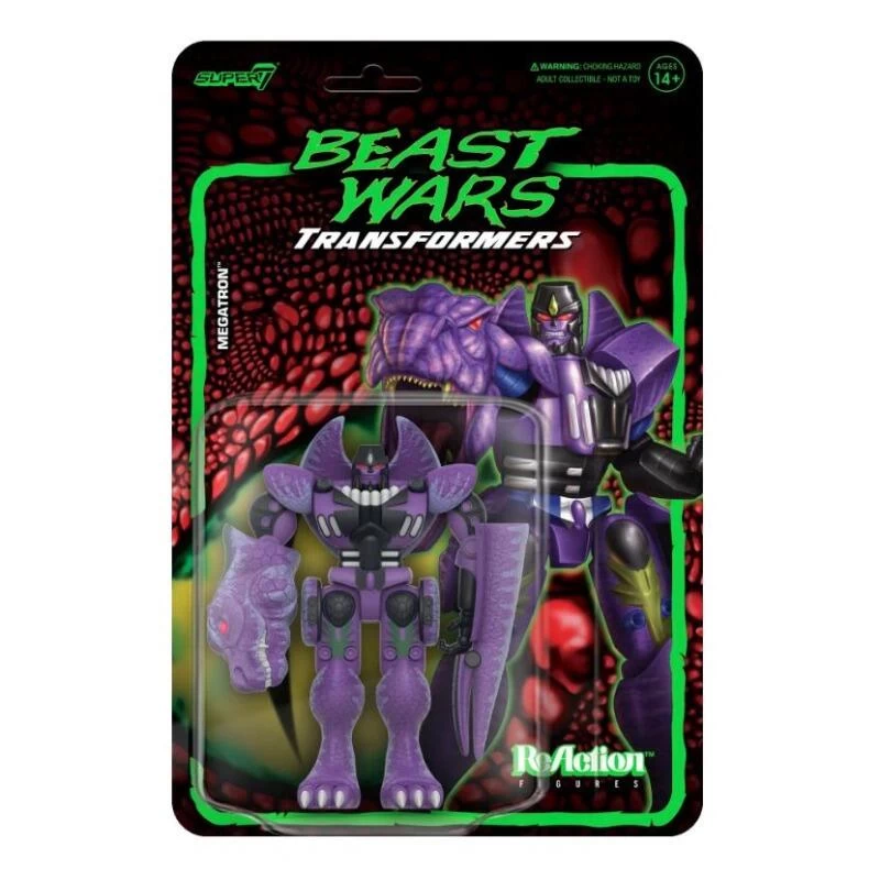 SUPER7 Transformers ReAction Action Figure Wave 7 - Beast Wars Megatron 1 SUPER7 Transformers ReAction Action Figure Wave 7 - Beast Wars Megatron