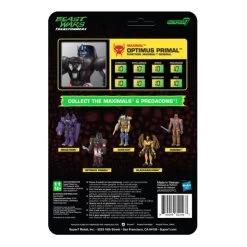 SUPER7 Transformers ReAction Action Figure Wave 7 - Beast Wars Optimus Primal -Child Toy Store tranw07 opr 01 2 800x800 1