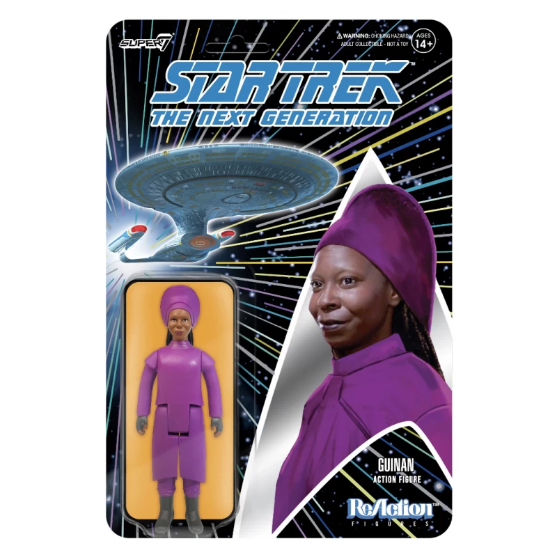 SUPER7 Star Trek: The Next Generation ReAction Action Figure Wave 1 - Guinan 1 SUPER7 Star Trek: The Next Generation ReAction Action Figure Wave 1 - Guinan