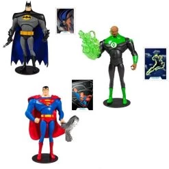 DC Animated Wave 1 7-Inch Action Figures - Set Of 3 (McFarlane)