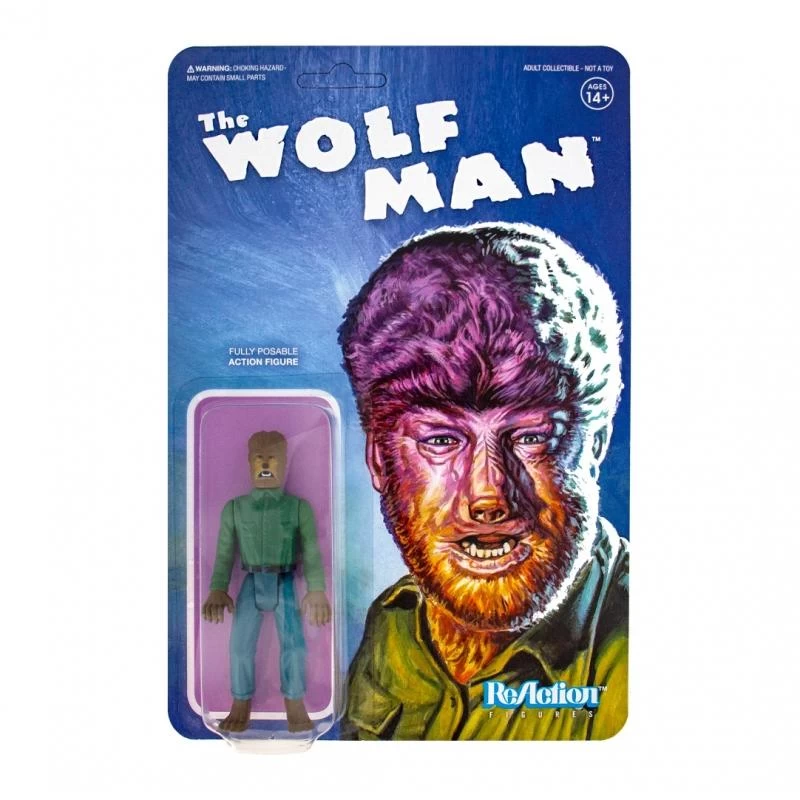 SUPER7 Universal Monsters ReAction Action Figure - Wolf Man