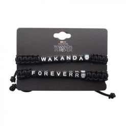Marvel Black Panther: Wakanda Forever - Letter Block Paracord Bracelet
