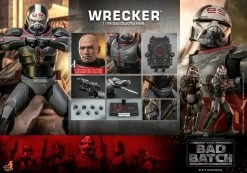 *PRE-ORDER Wrecker - Star Wars: The Bad Batch Hot Toys Collectibles 1/6 Scale Action Figure -Child Toy Store wrecker star wars gallery 640772e984975 1
